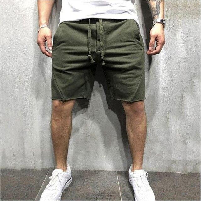 Fitness Pants Men's Solid Color Running Shorts Casual Sports Training