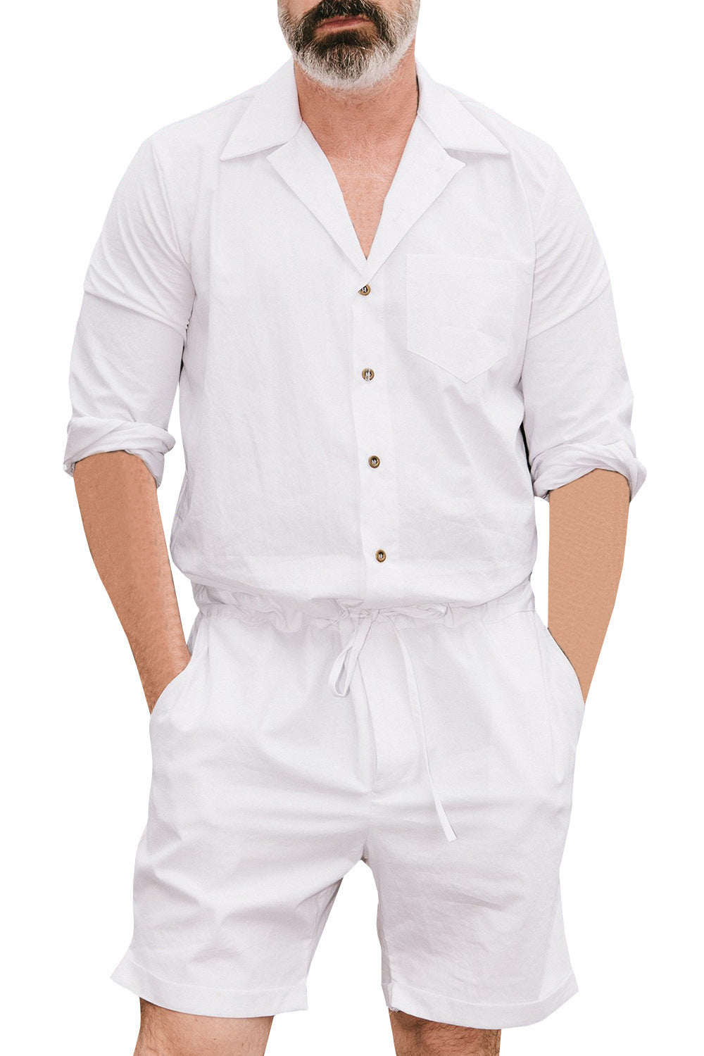 Summer new size men's bodysuit