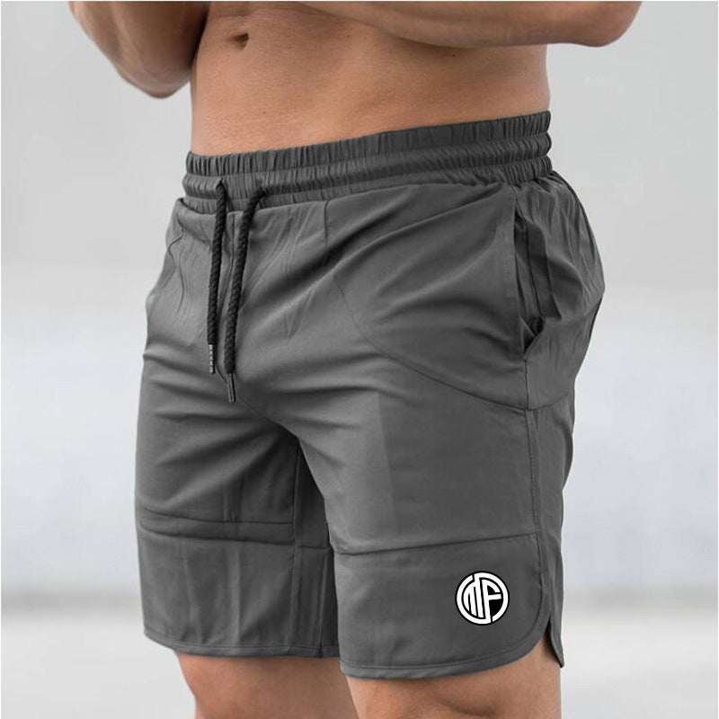 Fitness Shorts Casual Sports Running Five-Point Pants Men'S Basketball Training Quick-Drying Pants