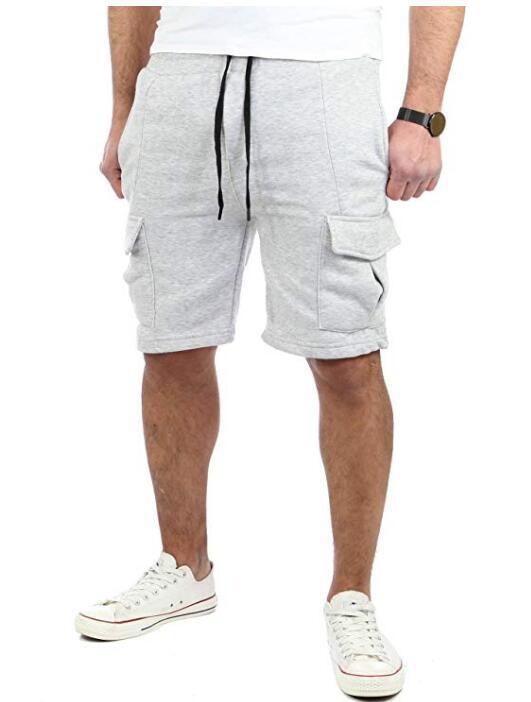 Sports Shorts Men's Casual Pants Sports Pants Striped Pockets Slim Fit