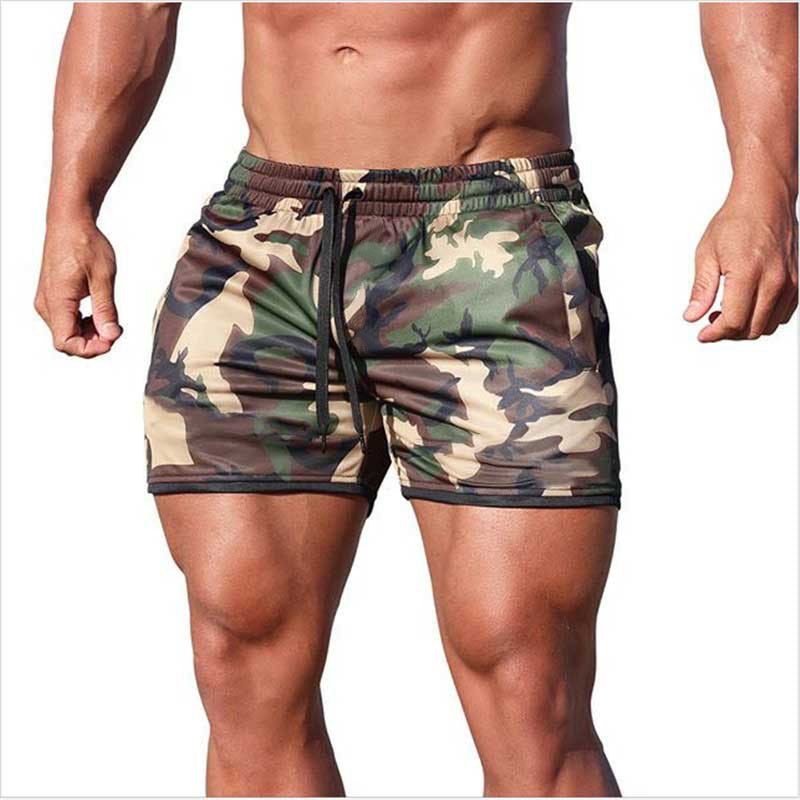 Muscle Doctor New Breathable Quick-Drying Sports Shorts Men'S Mesh Beach Five-Point Pants Fitness Training Pants