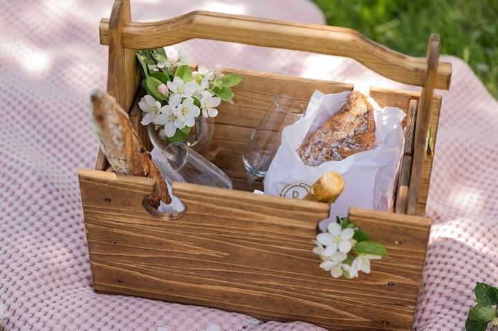 Convertible Folding Picnic Basket Tables