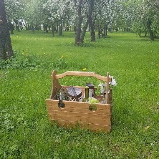 Convertible Folding Picnic Basket Tables