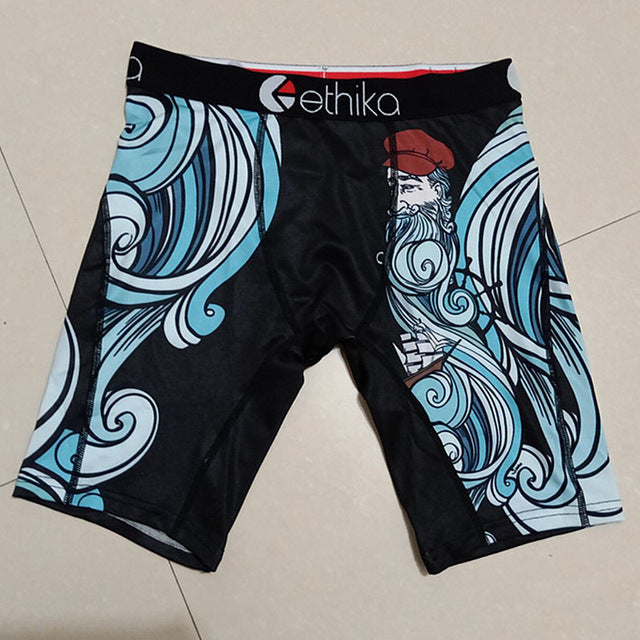 Ice silk long sports boxer