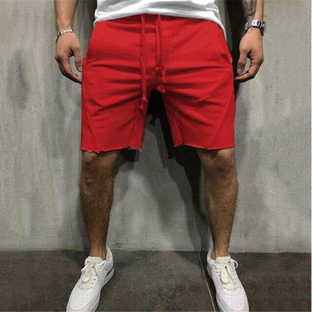 Fitness Pants Men's Solid Color Running Shorts Casual Sports Training