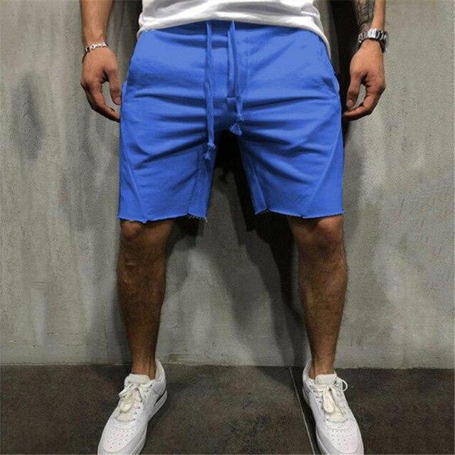 Fitness Pants Men's Solid Color Running Shorts Casual Sports Training