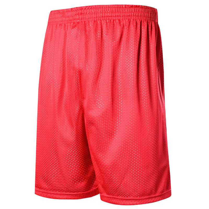 Summer knee shorts code male hip hop Basketball Shorts double training pants breathable mesh five shorts