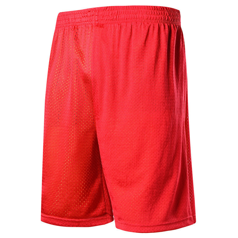 Summer knee shorts code male hip hop Basketball Shorts double training pants breathable mesh five shorts