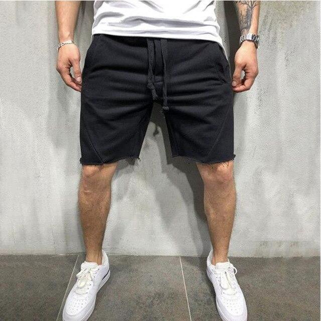 Fitness Pants Men's Solid Color Running Shorts Casual Sports Training