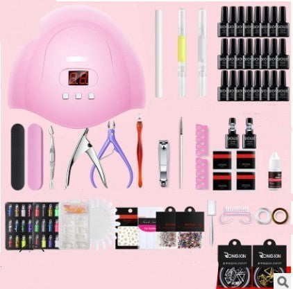 Nail Gel Polish Set Kit Art Manicure UV DIY Tools 36W