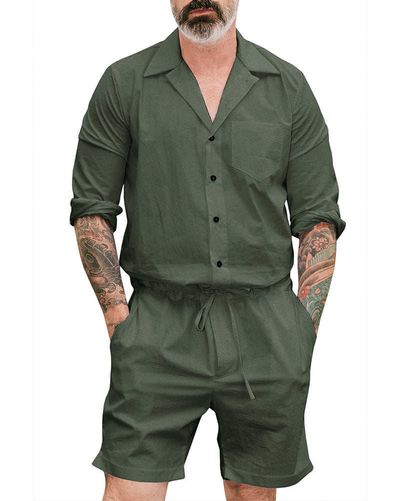 Summer new size men's bodysuit