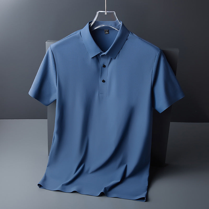 Men's Summer Seamless Ice Silk T-shirt