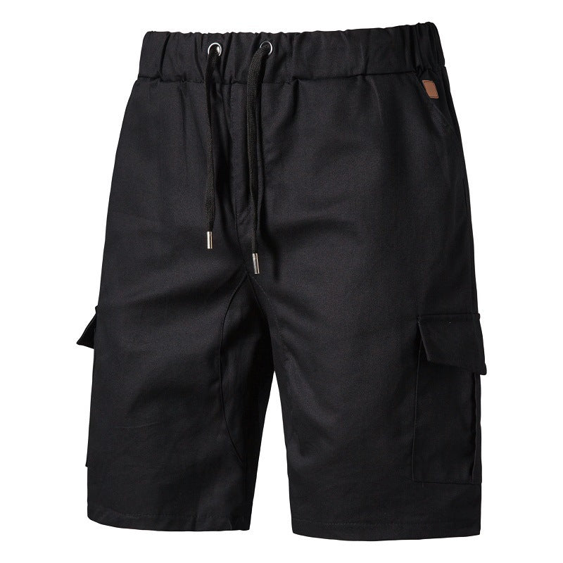 Casual tooling multi-pocket casual men's shorts