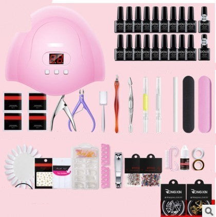 Nail Gel Polish Set Kit Art Manicure UV DIY Tools 36W